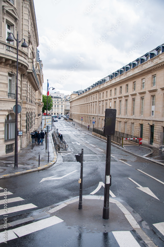 Naklejka premium paris street