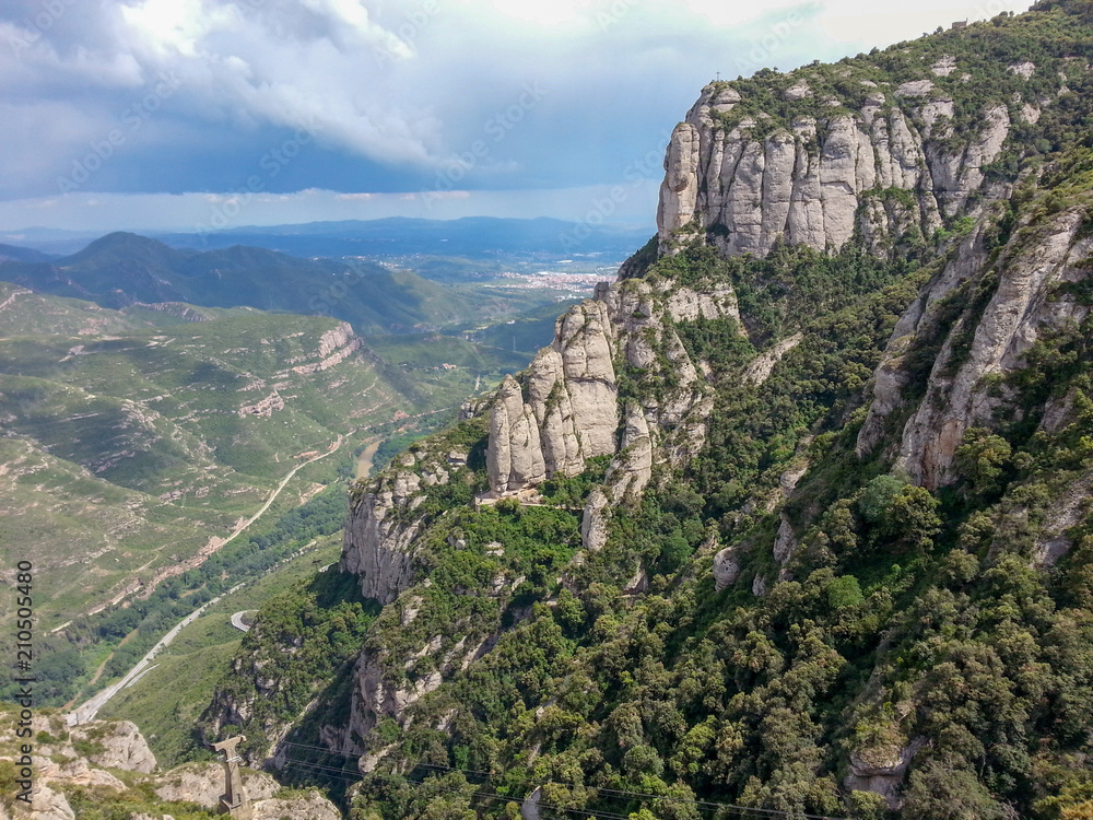 Naklejka premium monserrat hiszpania