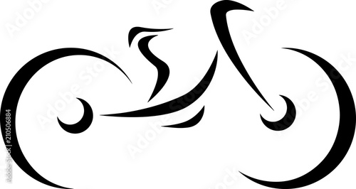 bicycle logo for cycling sport