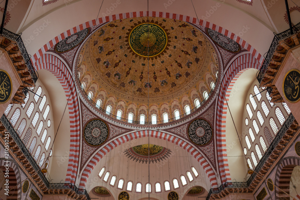 The Fatih Mosque in Istanbul, Turkey.