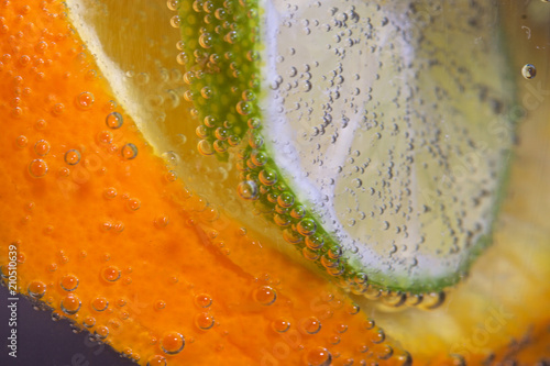 Foto Citrus Slices in sparling water