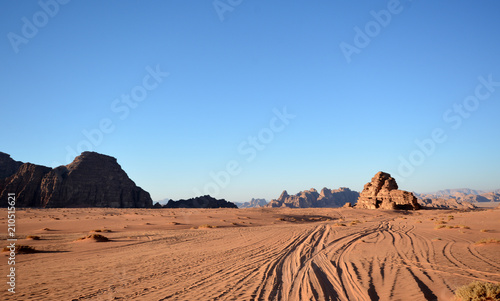 desert Wadi-rum, Jordan