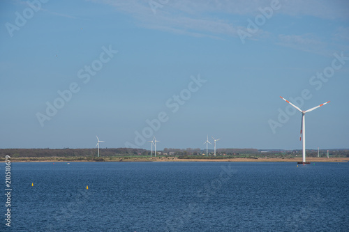 Windmills in the German landscape © Gestur