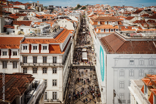 View of Lisbon city