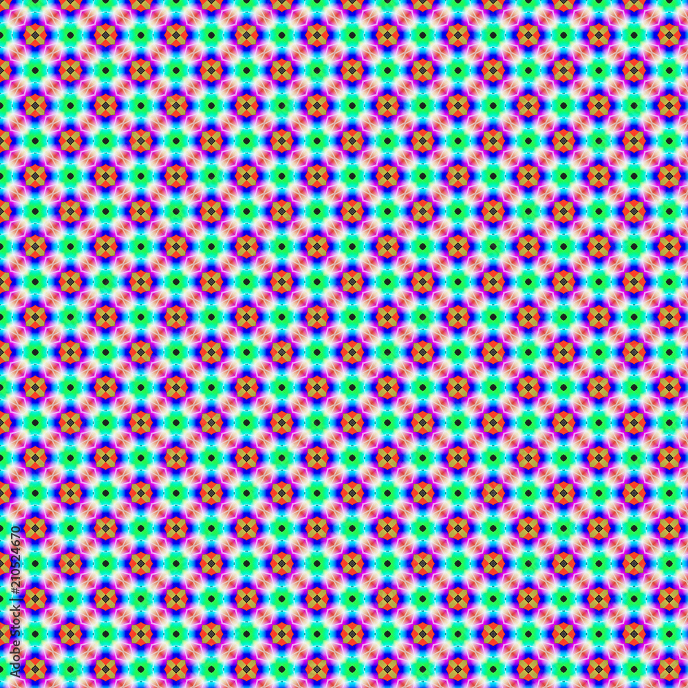Abstract red, pink, turquoise, blue colorful geometric pattern Abstract red, pink, turquoise, blue colorful geometric pattern