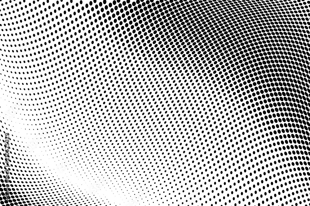 Wavy dotted lines. Halftone background. Futuristic panel. Vector illustration Wavy dotted lines. Halftone background. Futuristic panel. Vector illustration