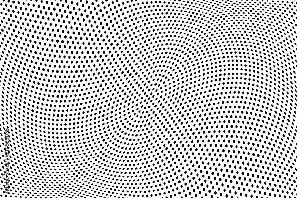 Wavy dotted lines. Halftone background. Futuristic panel. Vector illustration Wavy dotted lines. Halftone background. Futuristic panel. Vector illustration
