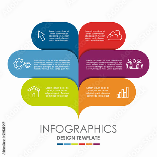 Infographic design template with place for your text. Vector illustration.