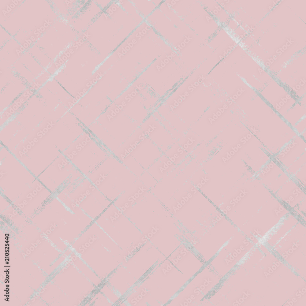 Abstract geometric silver striped seamless pattern