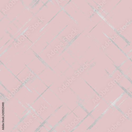 Abstract geometric silver s...
