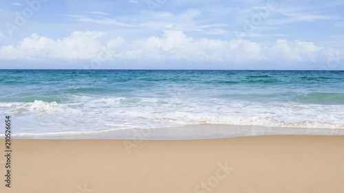 Phuket beach in the rainy season in Phuket