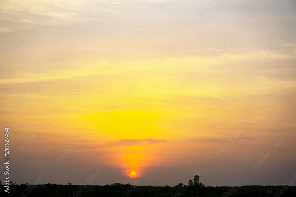 colorful sky twilight sky after sunset with clouds for background . colorful sky twilight sky after sunset with clouds for background .