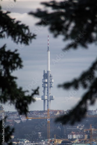 Zizkov Television Tower. Prague, Czech Republic. 2014-01-05