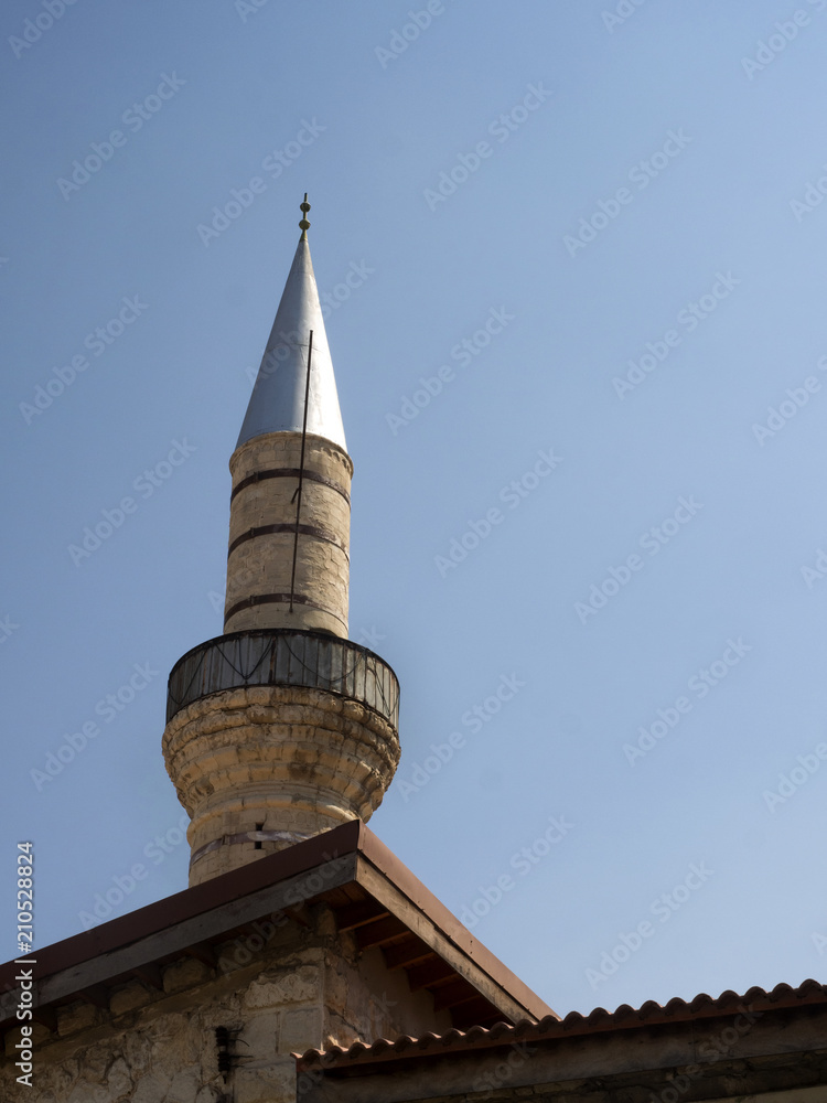 Minaret of the Mosque, Limassol, Cyprus