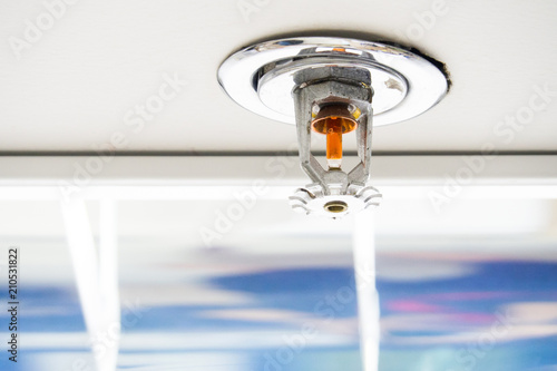 Tableau sur toile Fire sprinkler system