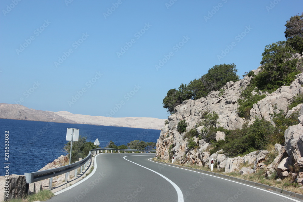 Adriatische Küstenstraße