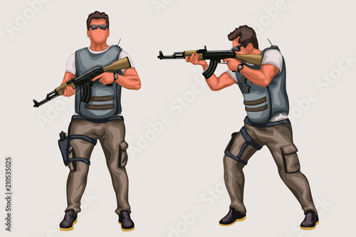 military fighter set