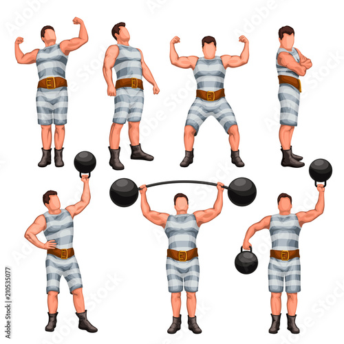 strong man set