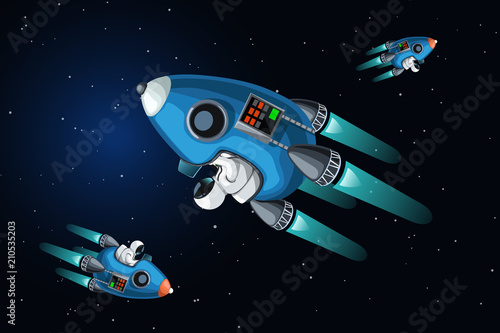traffic jam in space