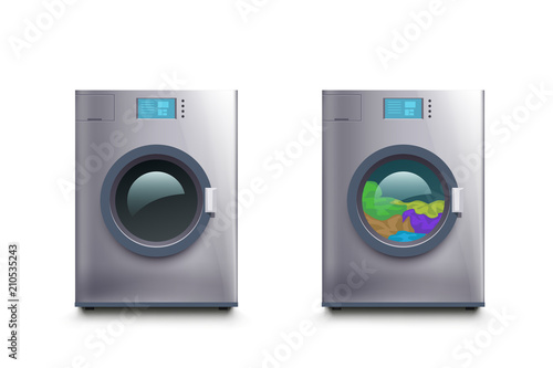 wash maschine set