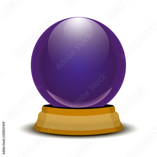 vector magic ball on a white background