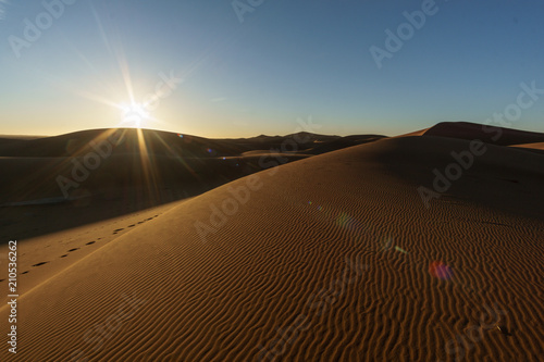 Desert Dunes in the Sahara, Morocco