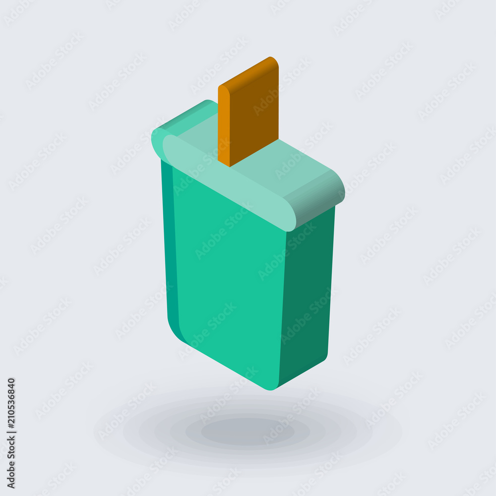 Drink icon vector sign and symbol isolated on white background, Drink logo concept , isometric 3D icon Drink icon vector sign and symbol isolated on white background, Drink logo concept , isometric 3D icon
