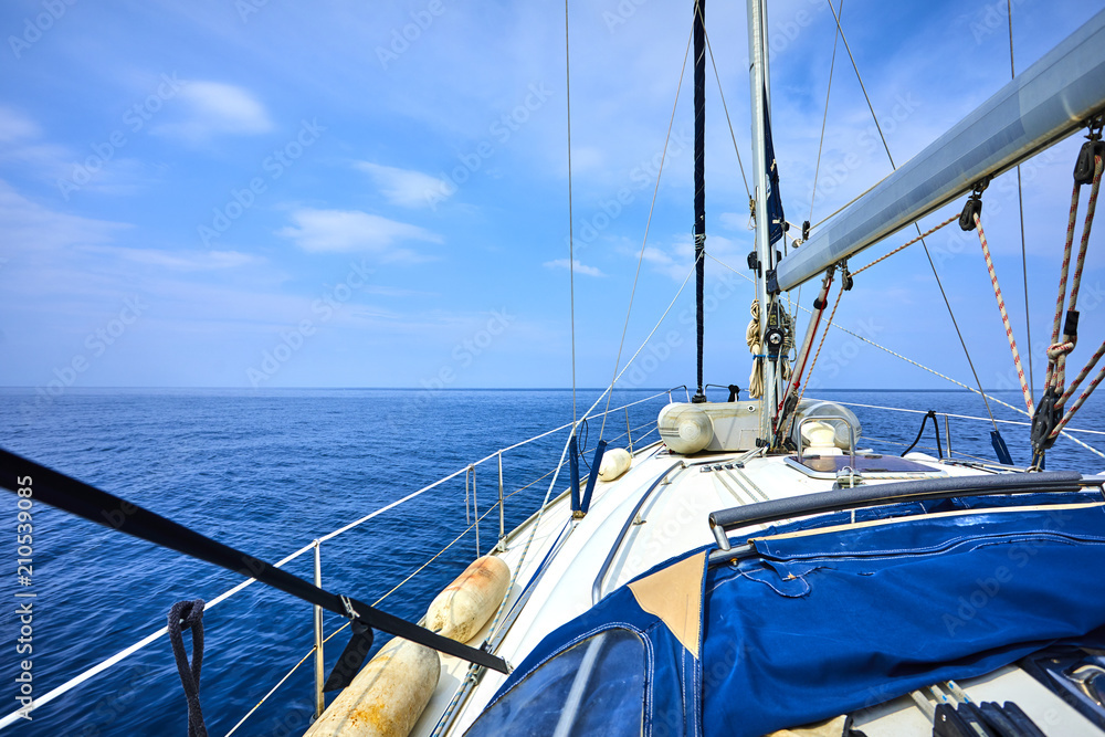 yacht and sea