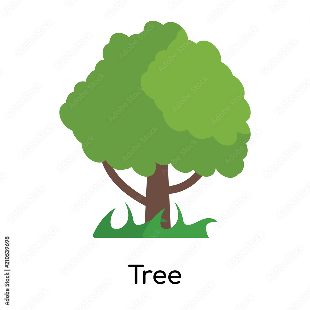 Tree icon vector sign and symbol isolated on white background, Tree logo concept Tree icon vector sign and symbol isolated on white background, Tree logo concept