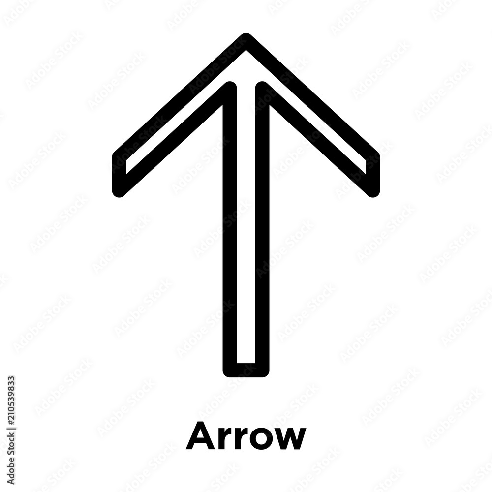 Arrow icon vector sign and symbol isolated on white background, Arrow logo concept Arrow icon vector sign and symbol isolated on white background, Arrow logo concept