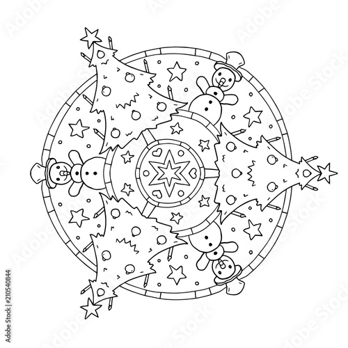 Mandala Weihnachten