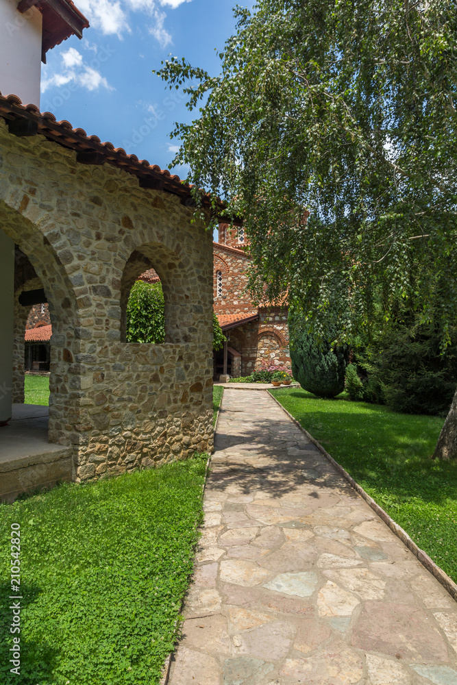 Obraz premium Medieval Vodoca Monastery Saint Leontius near town of Strumica, Republic of Macedonia 