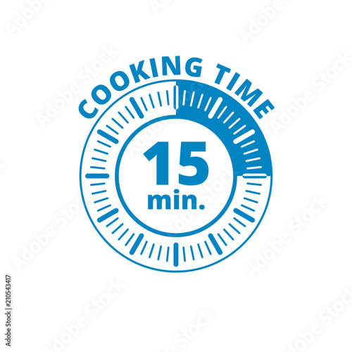 15 minutes cooking time illustration