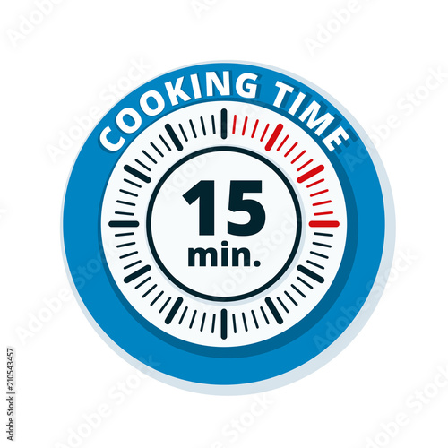 15 minutes cooking time illustration
