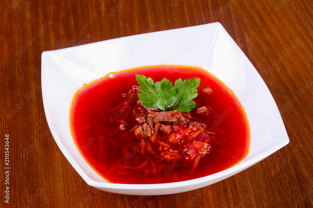 Russian borcht soup Russian borcht soup