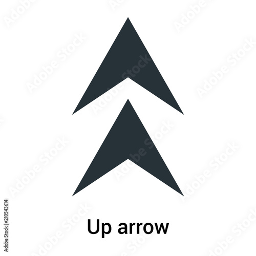 Up arrow icon vector sign and symbol isolated on white background, Up arrow logo concept Free Download Up arrow icon vector sign and symbol isolated on white background, Up arrow logo concept - GFXLoad