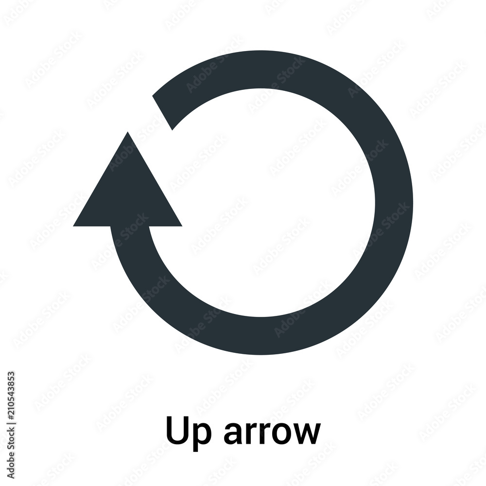 Up arrow icon vector sign and symbol isolated on white background, Up arrow logo concept Up arrow icon vector sign and symbol isolated on white background, Up arrow logo concept