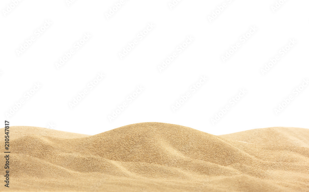 Naklejka premium Desert sand isolated