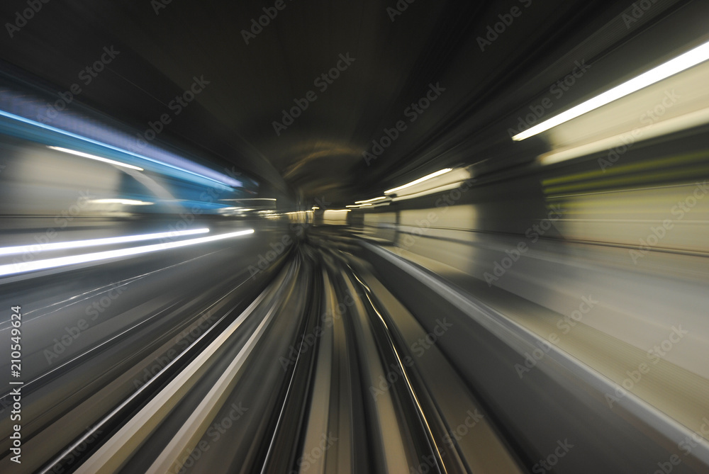 Fototapeta premium Obraz koncepcja streszczenie technologii wysokiej prędkości