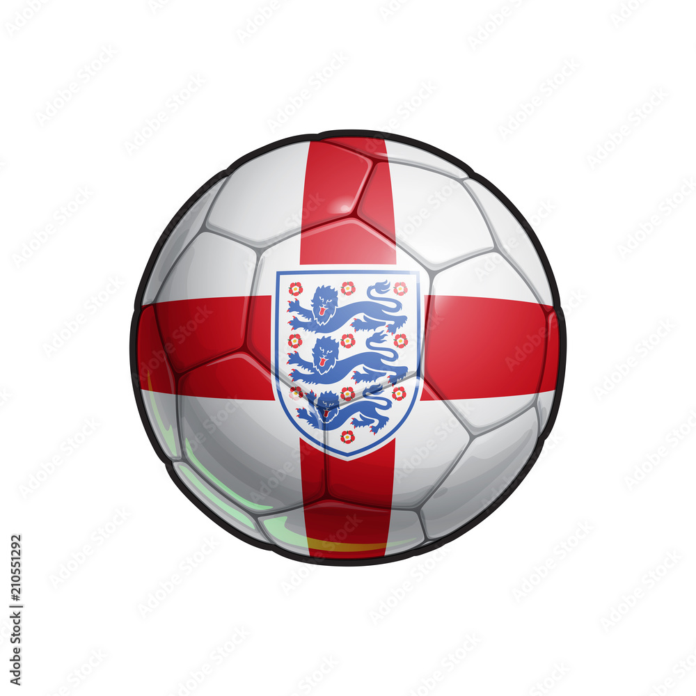 Naklejka premium English National Football Team - Soccer Ball