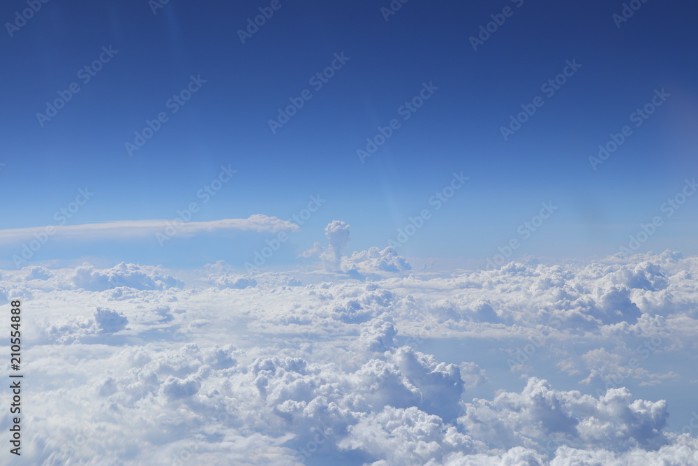 Ausblick vom Flugzeug StockFoto Adobe Stock