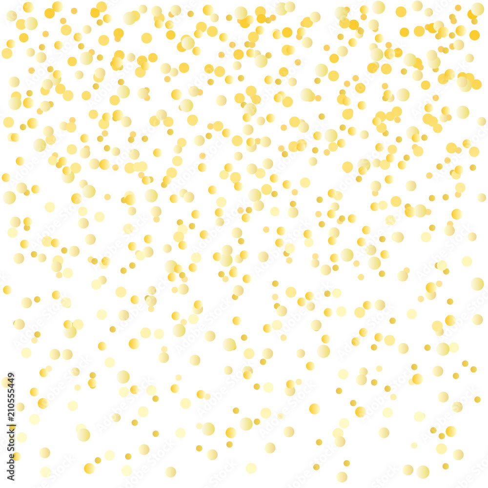 Background with random falling golden confetti. Texture with glitters for design. Greeting cards Background with random falling golden confetti. Texture with glitters for design. Greeting cards