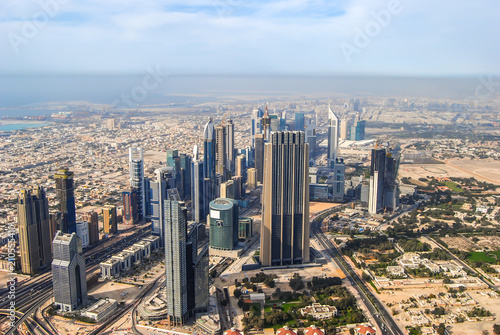 Dubai - The skyline of Downtown panorama © Mariana Ianovska