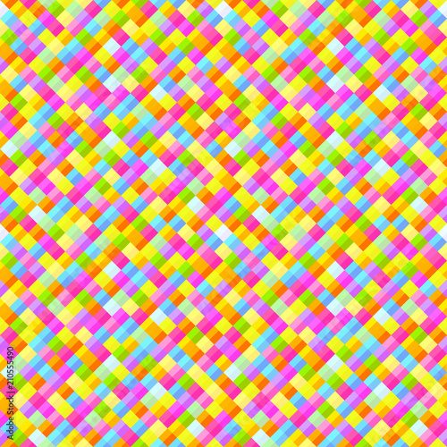 Geometric background. Seamless texture. Checkered pattern. Wallpaper of the surface. Greeting cards. Art creation