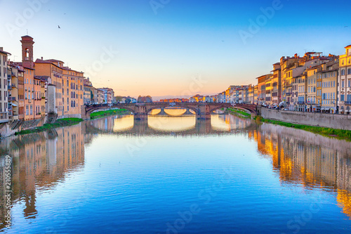 St. Trinity Bridge in Florence, Italy