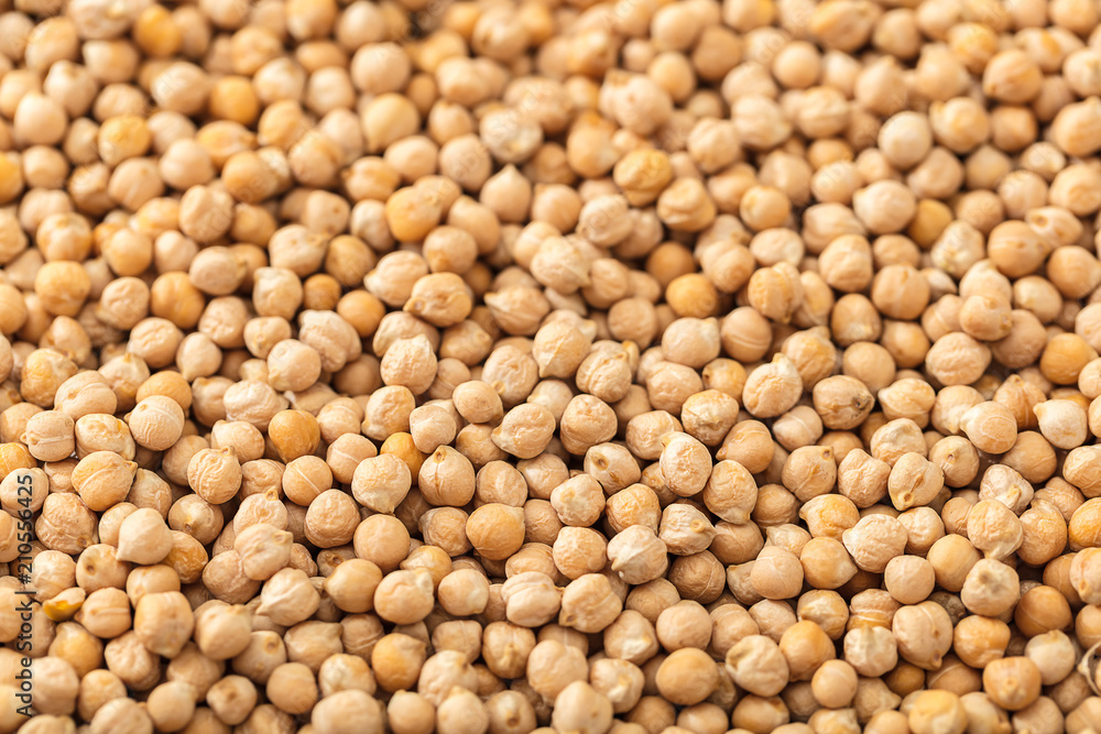 texture of raw chickpeas close-up texture of raw chickpeas close-up
