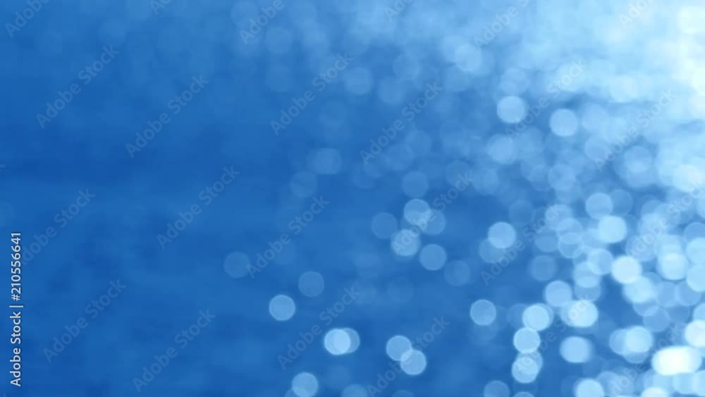 Bokeh Dancing Sunlight On Water Waves. Bokeh Dancing Sunlight On Water Waves.