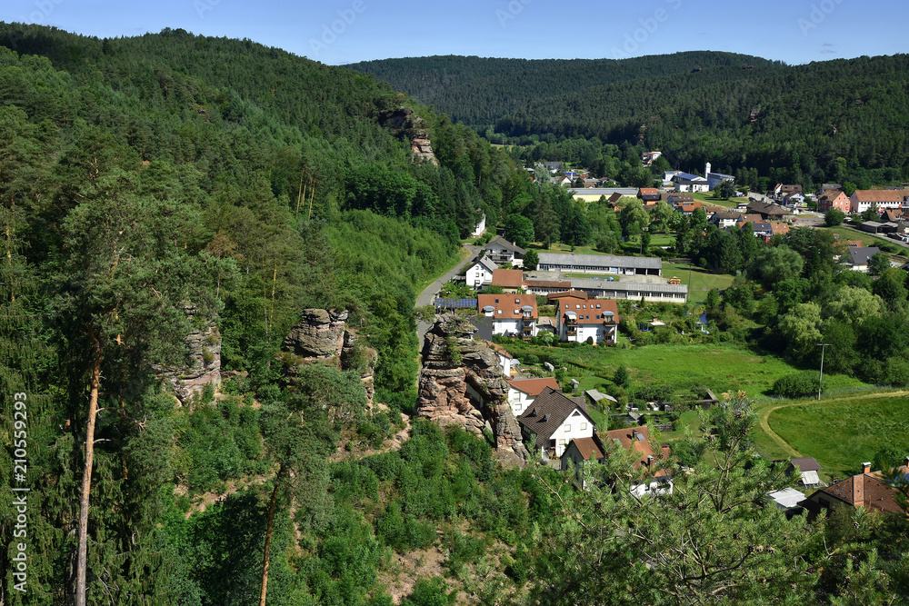 Dahner Felsenland; Suedwestpfalz; Pfaelzer Wald;