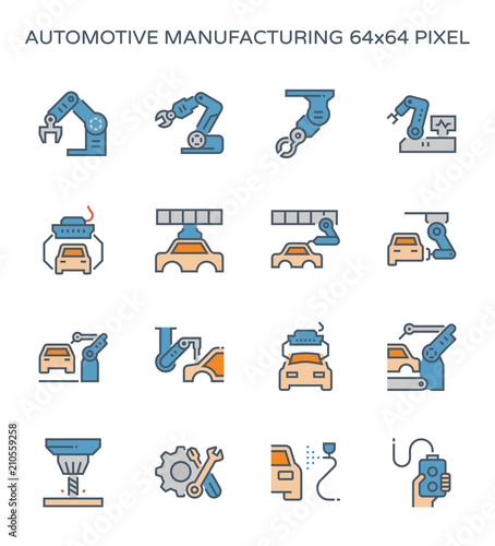 automotive manufacturing icon