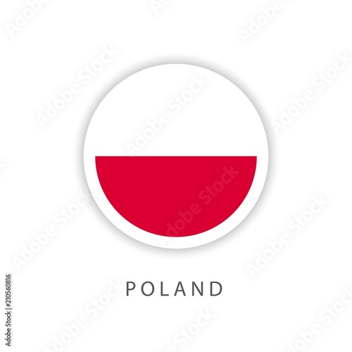 Poland Circle Flag Vector Template Design Illustrator Free Download Poland Circle Flag Vector Template Design Illustrator - GFXLoad